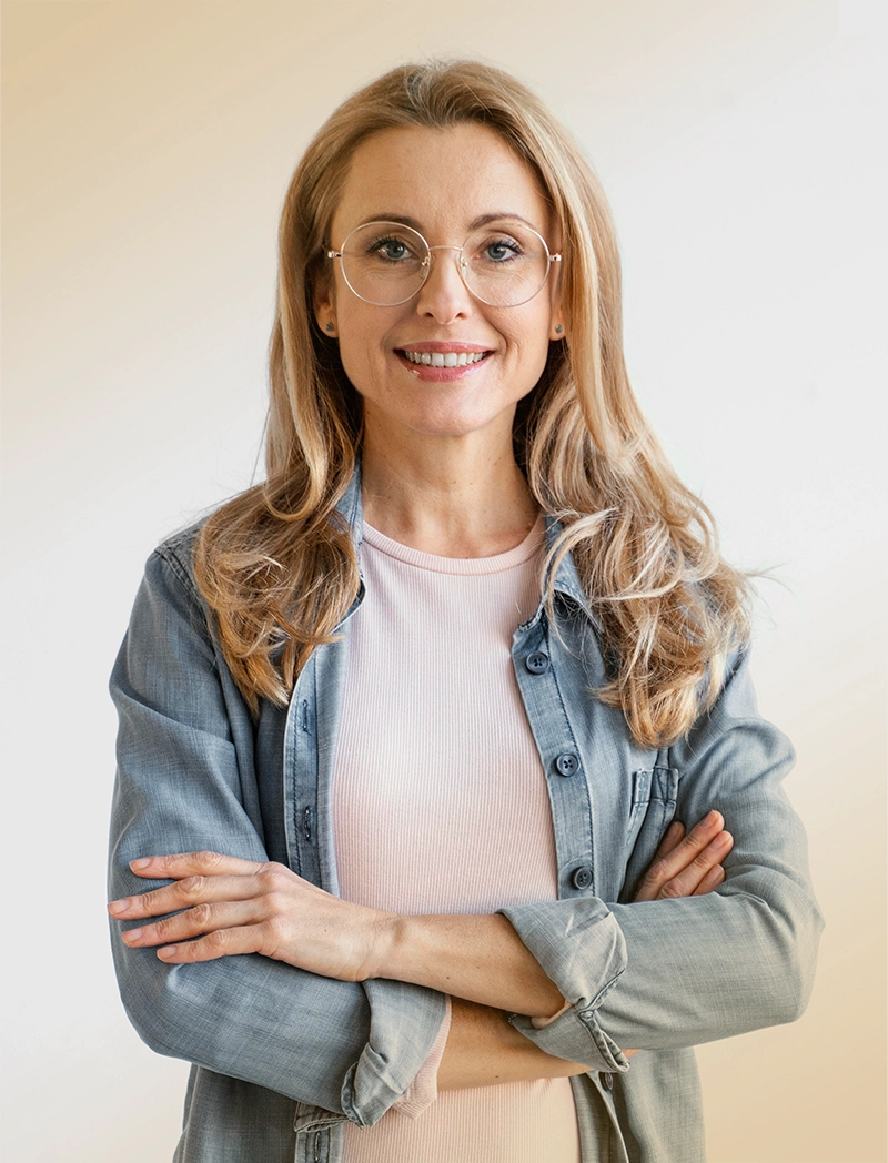 uśmiechnięta kobieta