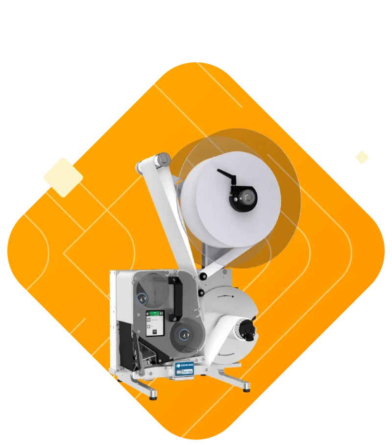 Drukarka etykiet Domino Mx351i-DTP do systemów Print & Apply